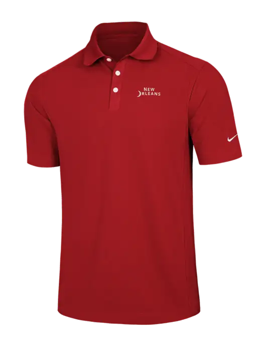 Nike Red Dri-FIT Classic Polo w/Moon Logo