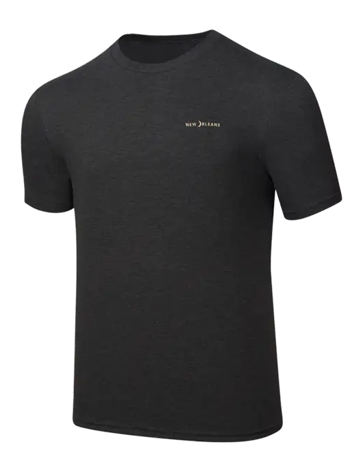 Simply Soft Black Frost 4.5oz  Poly/Combed Ring Spun Cotton T-Shirt w/Moon Logo