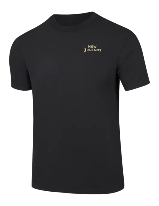 Comfort Colors 6.1 oz Black Heavyweight Ring Spun T-Shirt w/Moon Logo