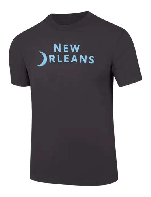 Comfort Colors 6.1 oz Dark Grey Heavyweight Ring Spun T-Shirt w/Moon Logo