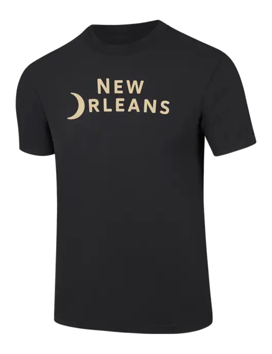 Comfort Colors 6.1 oz Black Heavyweight Ring Spun T-Shirt w/Moon Logo