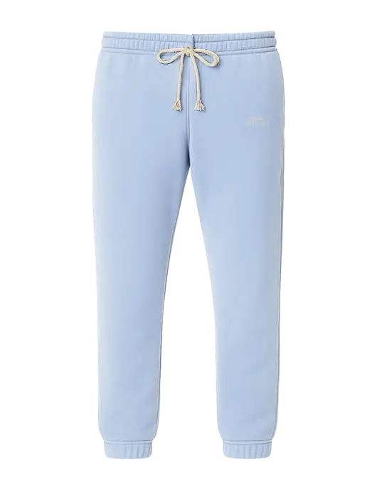 Comfort Colors Garment-Dyed Light Blue Lightweight Fleece Sweatpants w/Moon Logo