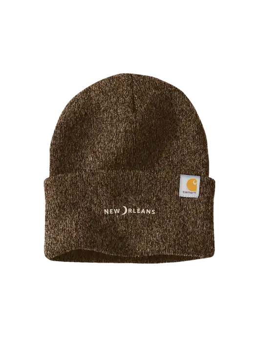 Carhartt Brown Heather Watch Cap 2.0 w/Moon Logo