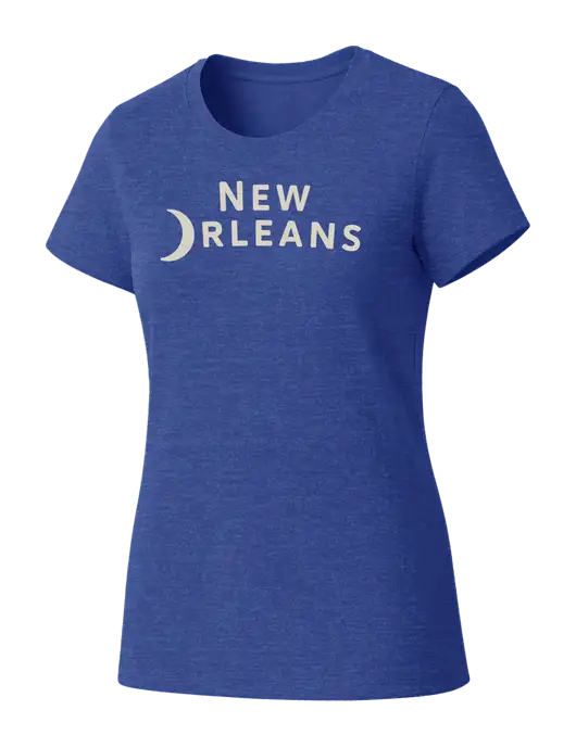 Womens Seriously Soft Royal Frost T-Shirt w/Moon Logo