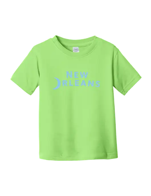 Rabbit Skins Key Lime Toddler Fine Jersey Tee w/Moon Logo