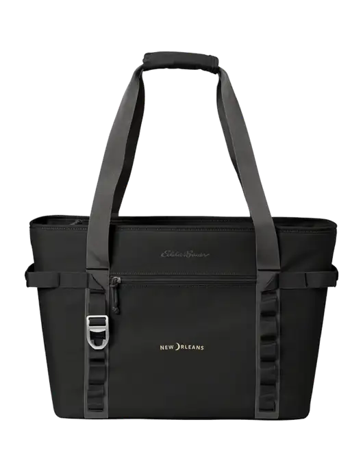 Eddie Bauer Black/Medium Grey Max Cool Tote Cooler  w/Moon Logo