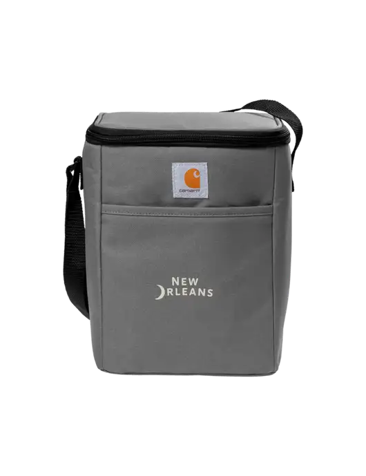 Carhartt Medium Grey Vertical 12-Can Cooler w/Moon Logo