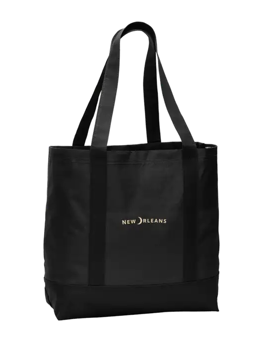 Carryall Black/Black Day Tote w/Moon Logo