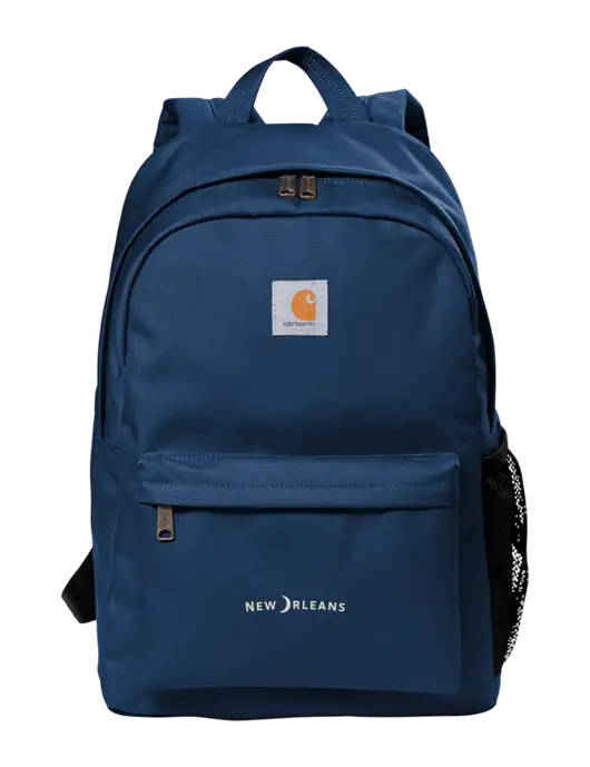 Carhartt Navy Canvas Backpack w/Moon Logo