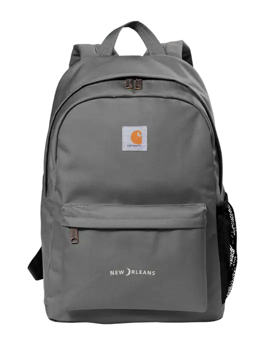 Carhartt Grey Canvas Backpack w/Moon Logo