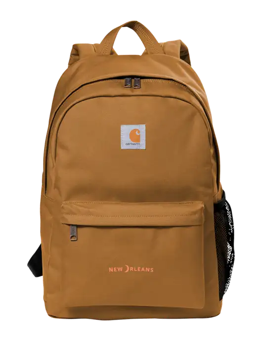 Carhartt Brown Canvas Backpack w/Moon Logo