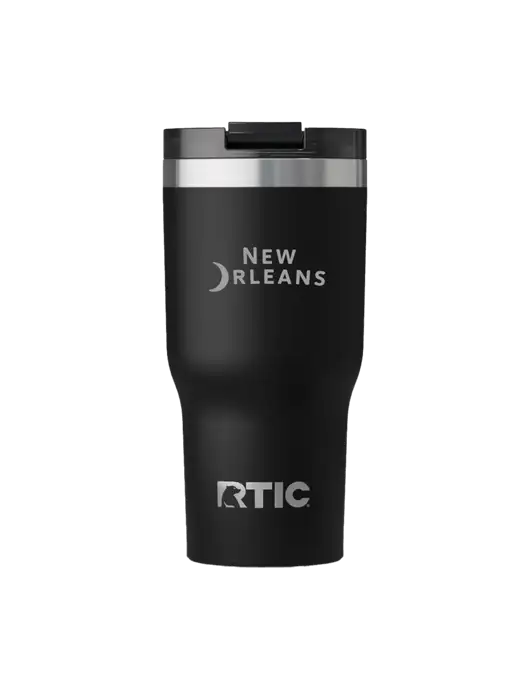 RTIC Essential 20 oz Black Tumbler w/Moon Logo