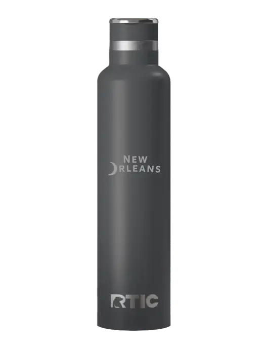 RTIC Journey 26 oz Charcoal Bottle w/Moon Logo