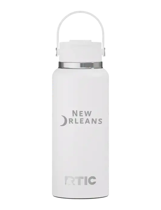 RTIC Outback 32 oz White Bottle w/Moon Logo