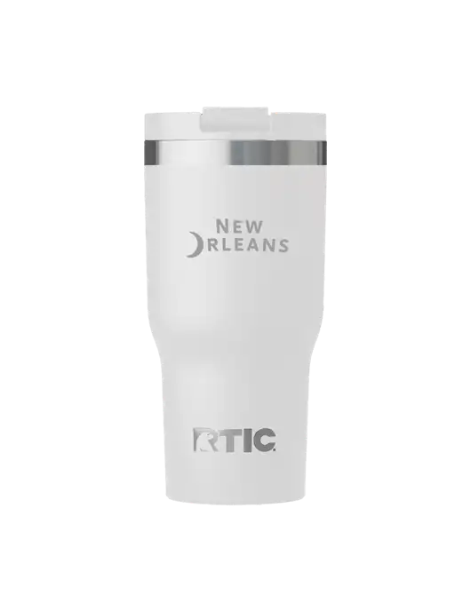 RTIC Essential 20 oz White Tumbler w/Moon Logo