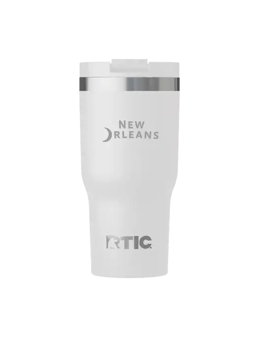 RTIC Essential 20 oz White Tumbler w/Moon Logo