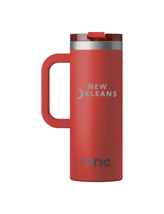 RTIC Road Trip 20 oz Red Travel Mug w/Moon Logo