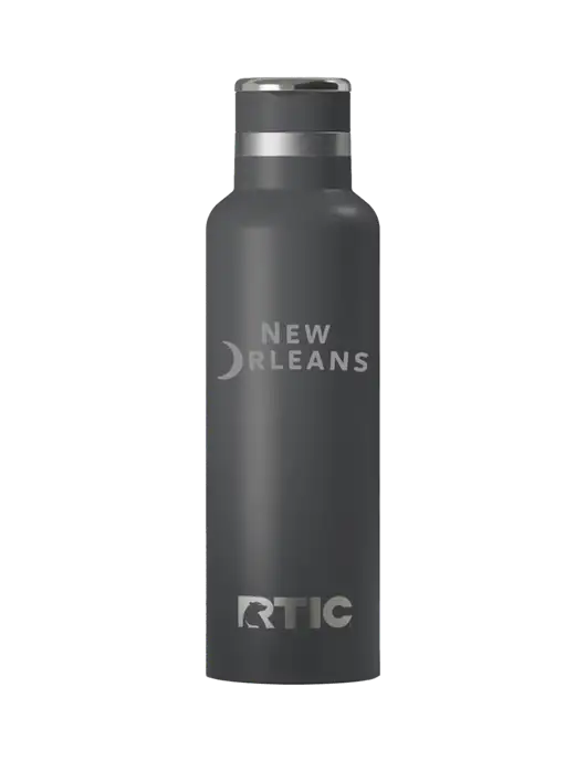 RTIC Journey 20 oz Charcoal Bottle w/Moon Logo