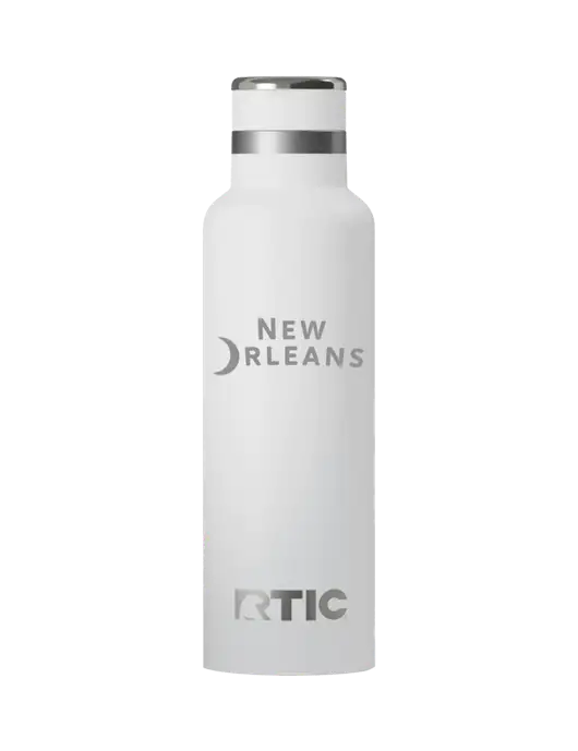 RTIC Journey 20 oz White Bottle w/Moon Logo