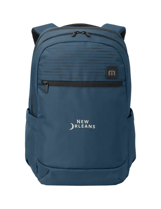 TravisMathew Light Navy Approach Backpack w/Moon Logo