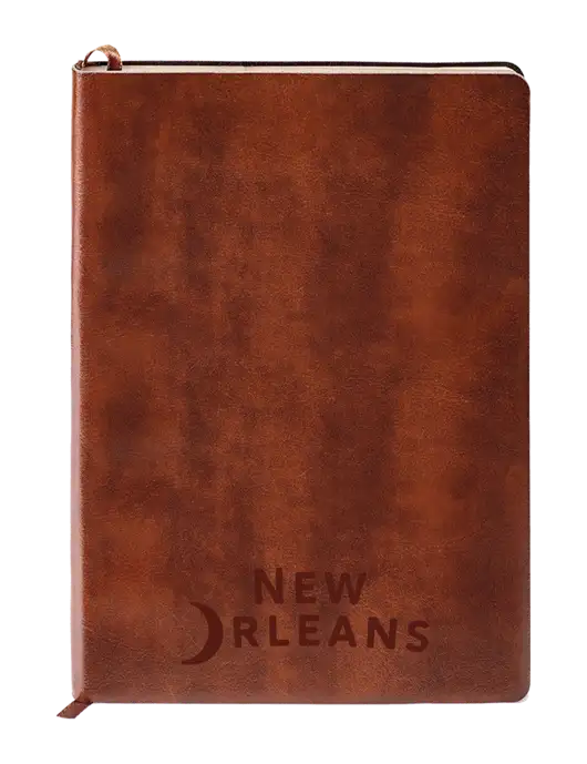 Fabrizio Brown Soft Cover 5.75 x 8.125 Journal w/Moon Logo