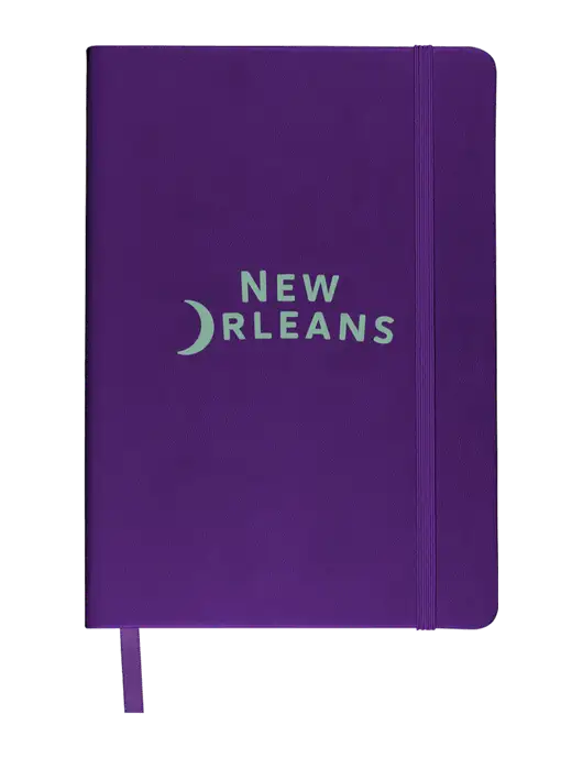 Leeman Purple Tuscany Journal 5.75 x 8.25 w/Moon Logo