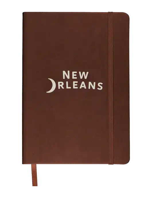 Leeman Brown Tuscany Journal 5.75 x 8.25 w/Moon Logo