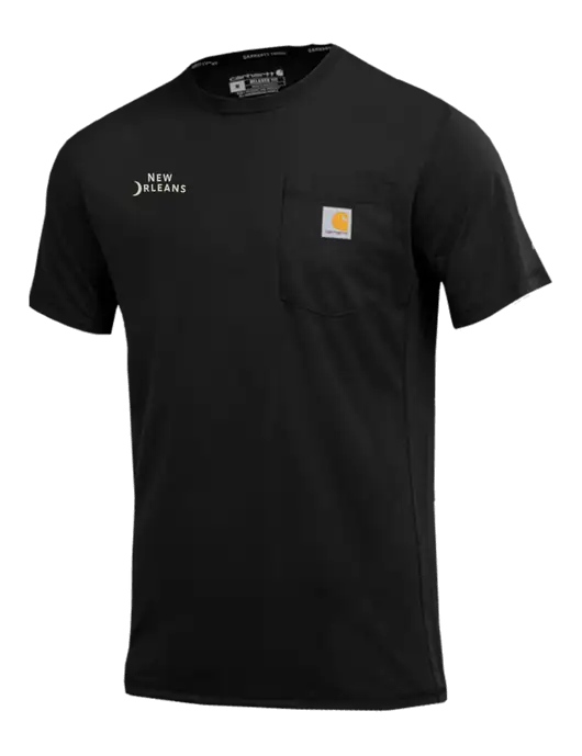 Carhartt Force Black Short Sleeve Pocket T-Shirt w/Moon Logo