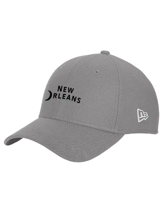 New Era Diamond Era Medium Grey Stretch Cap w/Moon Logo