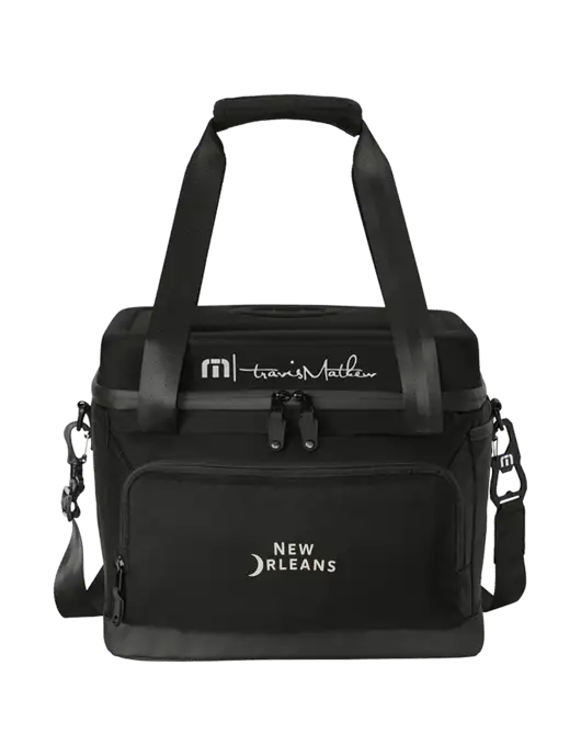 TravisMathew Black Cruise 24-Can Cooler w/Moon Logo