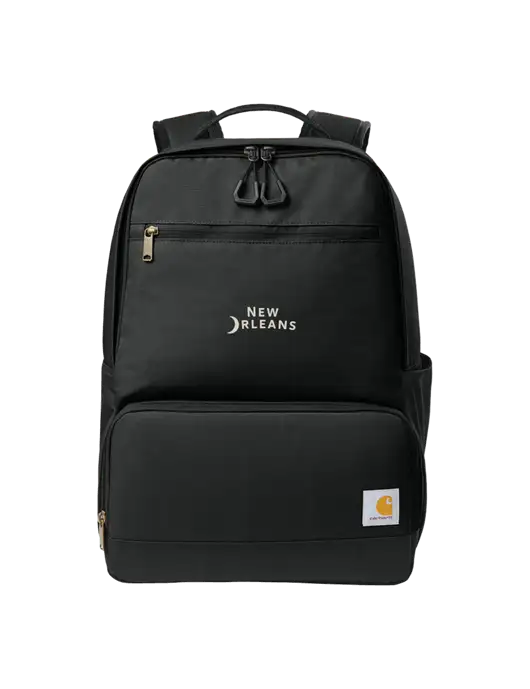 Carhartt Two-Compartment Black Cooler Backpack w/Moon Logo