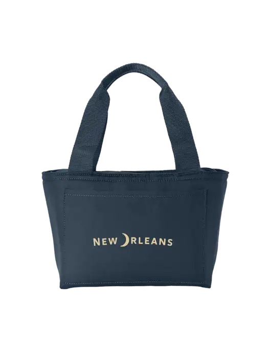 Iso Dark Navy Lunch Tote w/Moon Logo