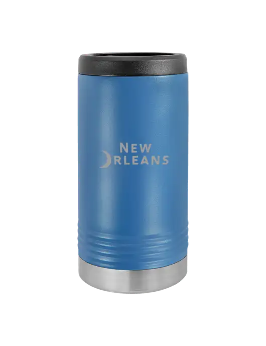 Polar Camel Powder Coated Royal Blue Vacuum Insulated Slim Beverage Holder w/Moon Logo