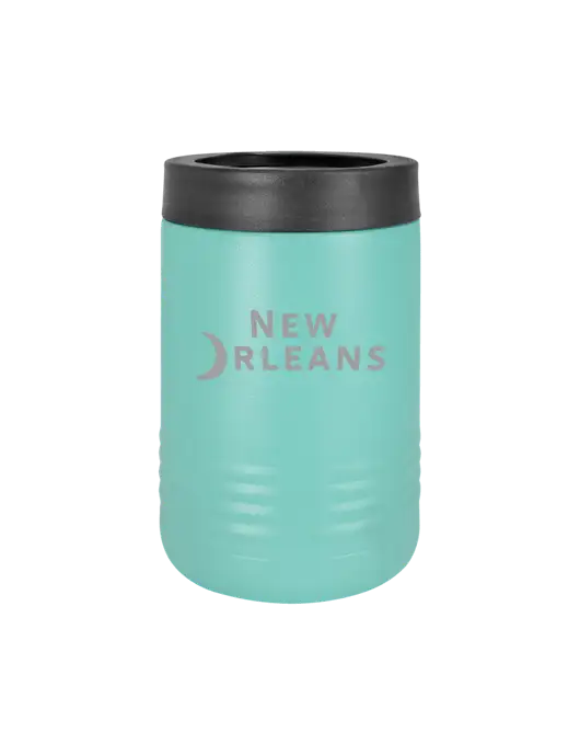 Polar Camel 12 oz Powder Coated Seafoam Vacuum Insulated Beverage Holder w/Moon Logo