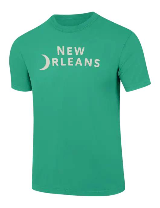 Comfort Colors 6.1 oz Kelly Green Heavyweight Ring Spun T-Shirt w/Moon Logo