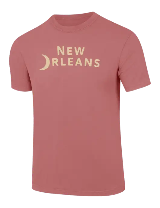 Comfort Colors 6.1 oz Light Maroon Heavyweight Ring Spun T-Shirt w/Moon Logo